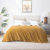 Walensee Sherpa Fleece Blanket (Twin Size 60”x80” Honey Gold) Plush