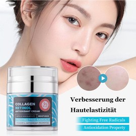 Soleneva 3% Retinol Cream, Collagen Cream for Face, Moisturising Cream & Anti-Ageing Cream Women, Intensive Care Against Pigment Spots & Wrinkles, Retinol Increased Elasticity Smooth Fine Lines