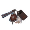 Wrangler Aztec Keychain Wristlet Wallets Western Dual Pouch Wristlet Credit