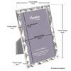 Hampton Frames JANELLE 5x7 (13x18cm) Silver Nickel Photo Frame Glass