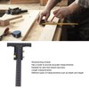 Woodworking Scriber Measuring Tool T Square Ruler Carpentry Multifunctional Aluminum