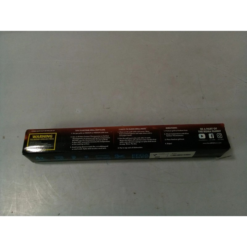Kona Extra Tough Best BBQ Grill Mats, 2 Pack 16"
