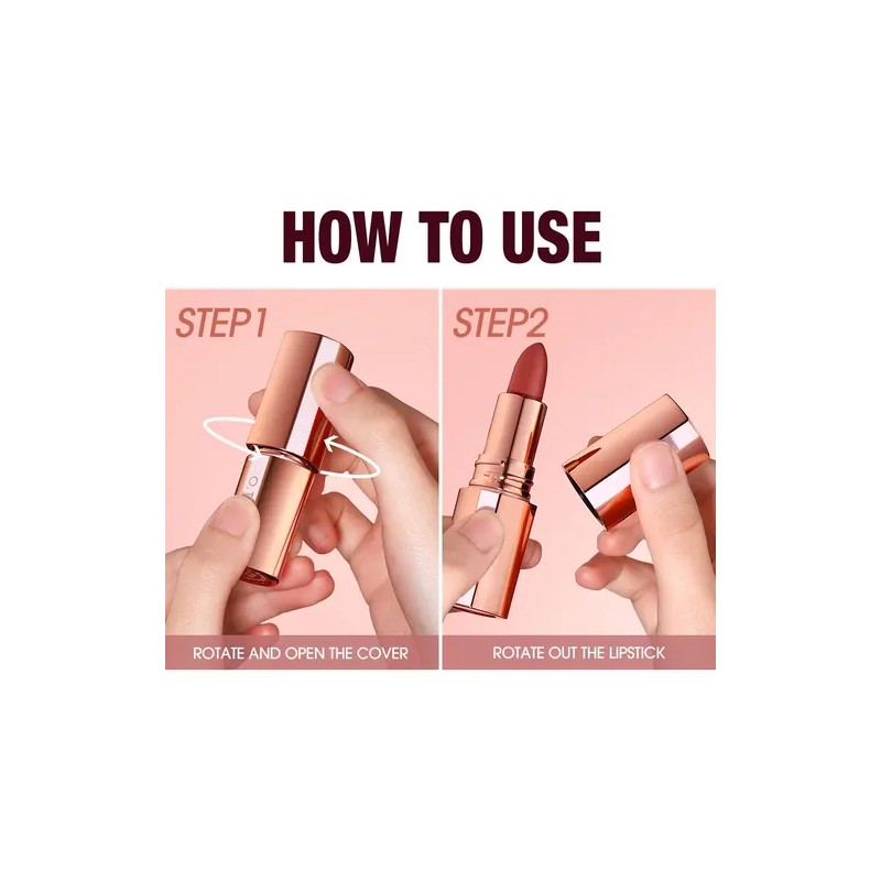 O.two.o 2pcs Labiales Larga Duracion Labiales Maquillaje