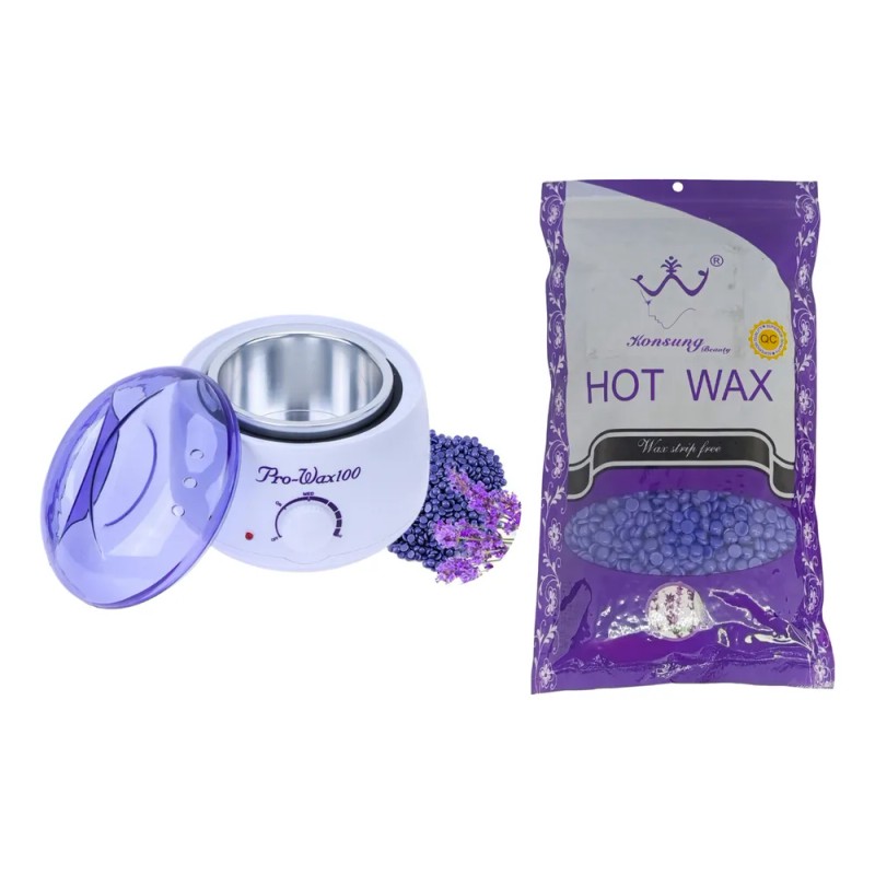 Kit Cera Española 500grs+calentador De Cera, Depilación, Spa