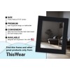 ThisWear Large Photo Frame Golden Retriever Paw Prints 8x10 Leatherette