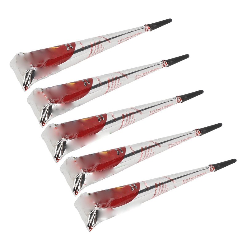 12pcs 25g Temporary Tattoo Paste Cone Shaped Lasting 5 to