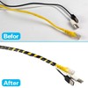 GTIWUNG 1pcs Spiral Tube Spiral Cable Wrap 6mm Diameter Total