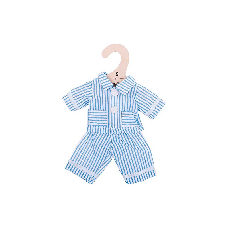 Bigjigs Toys Blue Pyjamas (for Size Small Doll) DOLLS ONLY