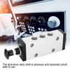 Hand Pull Lever Valve 2 Position 5 Way Aluminum Alloy