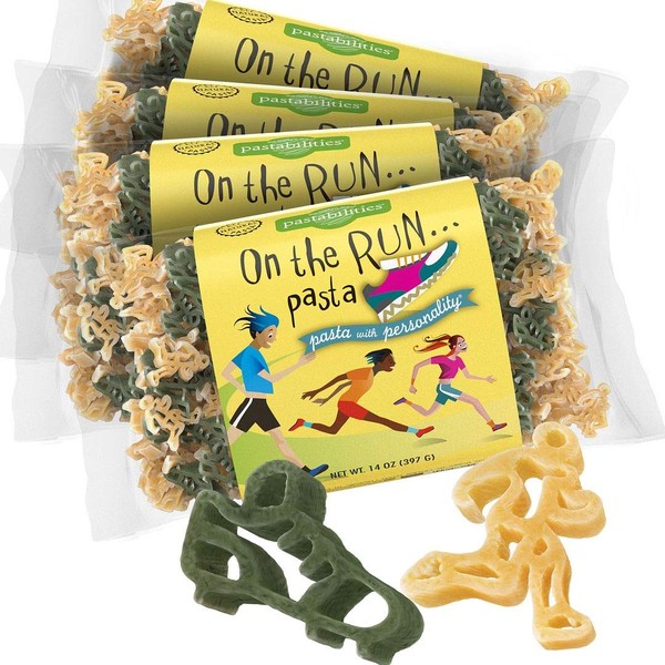 Pastabilities On the Run Pasta, Fun Shaped Runners & Shoes Noodles for Kids and Gifts, Non-GMO Natural Wheat Pasta 14 oz (4 Pack)