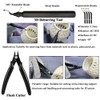 62PCS 3D Printer Tool Kit, 3D Post-Processing Accessories with Hand
