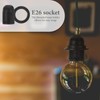 Gadpiparty E26 Light Socket, Threaded Lamp Socket Lamp Socket Replacement
