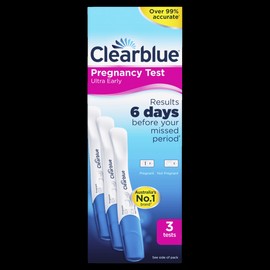 Clearblue Buy Clearblue Pregnancy Test Ultra Early 3 Tests Online | Chempro Chemists