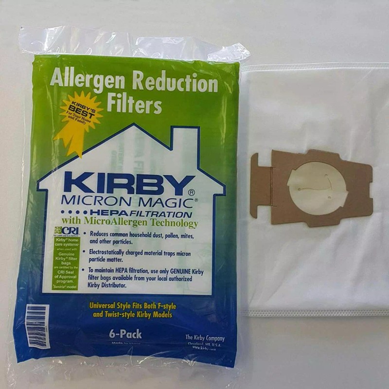 N/A For KIRBY VACUUM BAGS:6 Sentria UNIVERSAL~ F Style MICRON