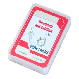 Betzold - Cards for the Magic Cylinder, Calculating on Time - Flashcards