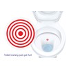 Kids Pack Toilet Target Stickers with Sticker Applicator Tool, Sticks