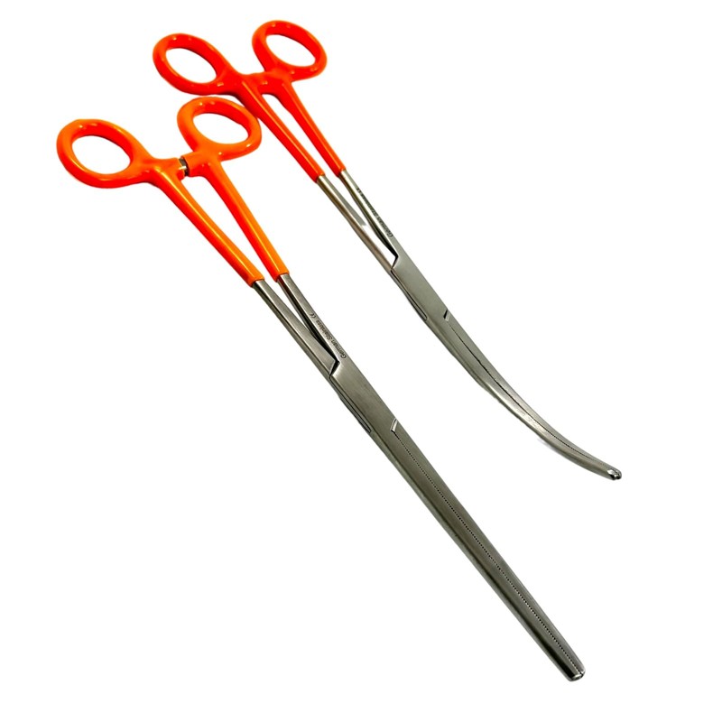German Stainless Straight + Curved Hemostat Forceps, Hemostat Forceps clamp