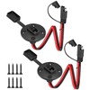 WYTUDTE 2 Pack SAE Plug Connector 10AWG – Quick Disconnect
