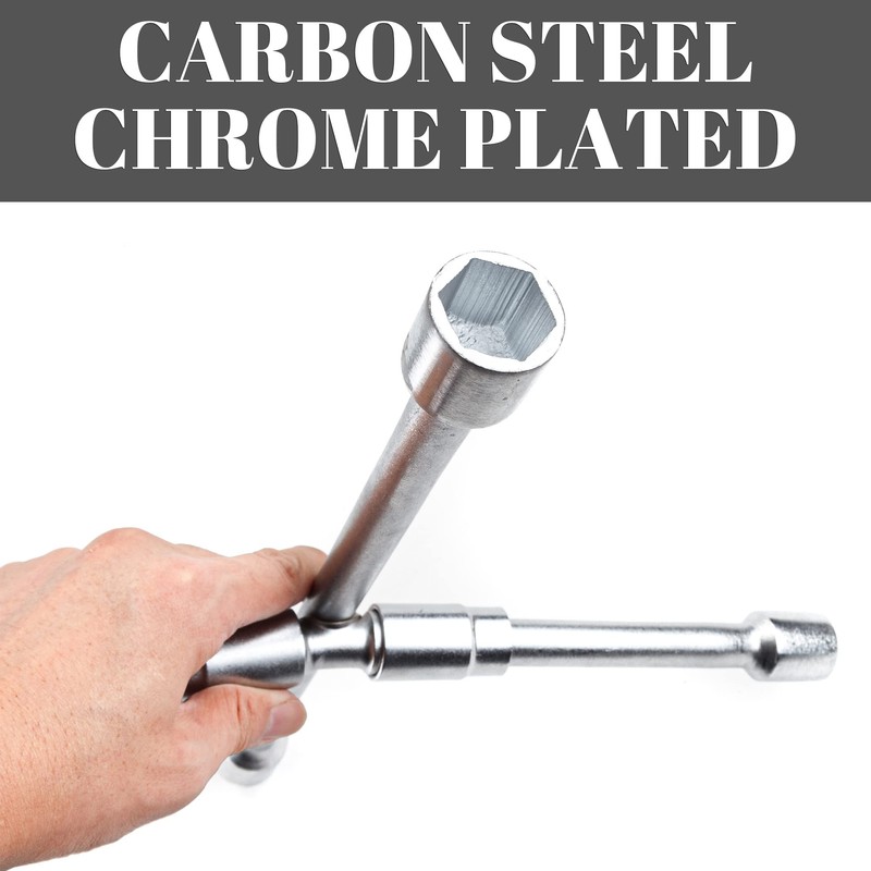 CARTMAN 14 Inch Universal Folding Lug Wrench 4 Way Tire