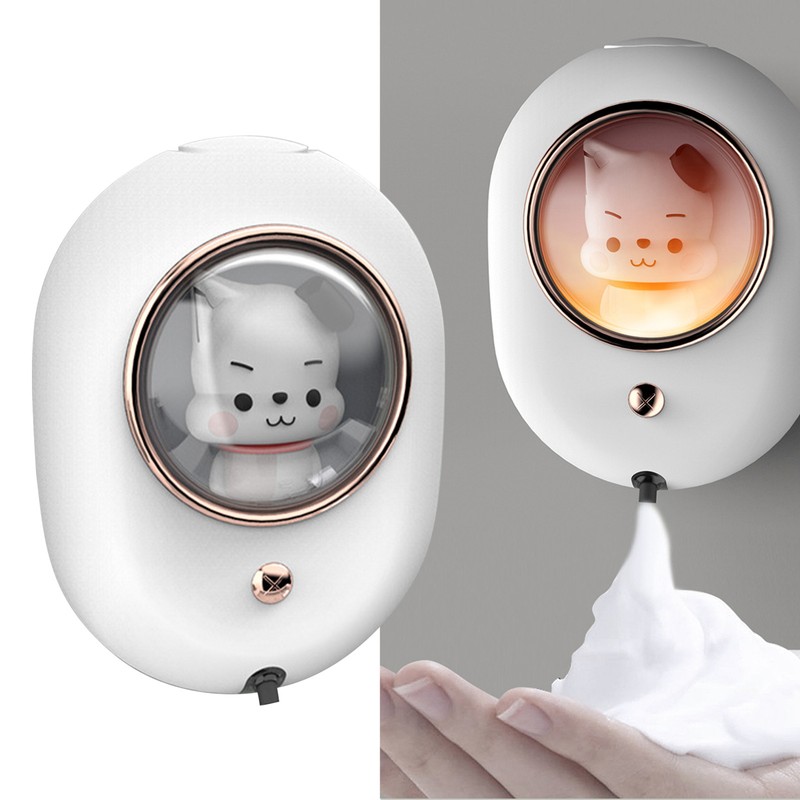 Wall Mounted Soap Dispenser Space Capsule Design Rechargeable Space Saving