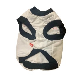 Pet Fashion Sparkly Jewel Embellished Necklace T-Shirt for Dog Cat Pet - Large - White