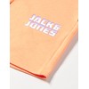 JACK&JONES JUNIOR Jpstkapper SMU Jnr Boys' Sweat Shorts, Tangerine