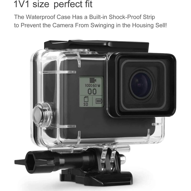 F1TP Waterproof Case for Go Pro Hero 8 Black,196Ft Protective