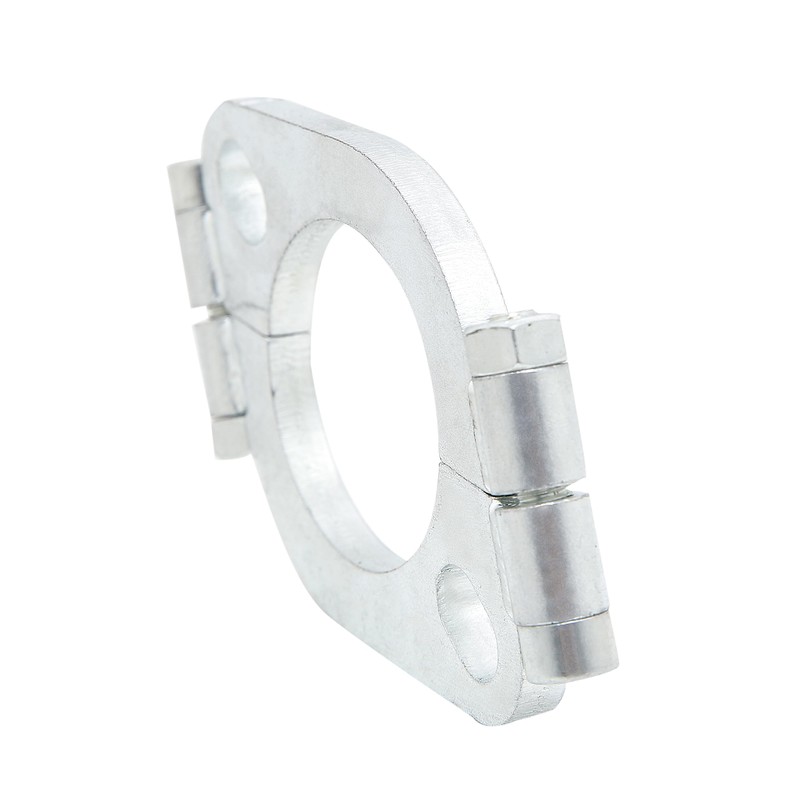 2.5" inch Exhaust Flange Flat Oval Split Repair Replacement 2