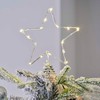 Ginger Ray Silver Star Christmas Tree Topper with Lights 25cm