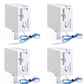 TONGOU Smart WiFi Energy Meter 1 Phase, Consumption Reset and Data Export, Smart Life Electricity Meter Accessories (50A/100~240vac), with Split Core Current Converter, Pack of 4