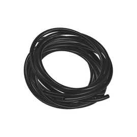 Motoforti 2 Pcs Fuel Vent Line Hose, 0.2"x236" 5mm x 6m Gas Line Petrol Hose Tube Universal for ATV Dirt Bike Go Kart Durable Polyurethane Black Long-lasting