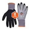 Ergodyne ProFlex 7501 Coated Waterproof Winter Work Gloves Gray, Large,