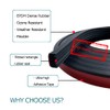 Tintvent Ribbed Foam Rubber Seal with Tape, Self-Adhesive EPDM Foam