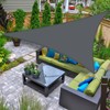 AXT SHADE Awning, Waterproof, Triangular, 2.5 x 2.5 x 2.5