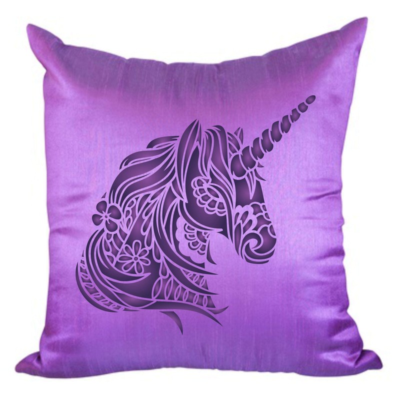 Unicorn Head Stencil, 8.5 x 8.5 inches (M) - Stencil