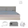 HUNAIGEE Ground Sheet with EU Ground Cable, 4.6 m (150