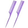Rat Tail Comb Parting Comb：2Pcs Rat Tail Combs for Women，Fine