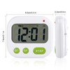 SEAFRONT Music/Vibration Digital LCD Alarm Clock Vibrating Alarm Clocks Under