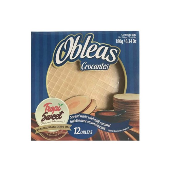 GUSTO LATINO Obleas con Arequipe - Waffers and Caramel Spread
