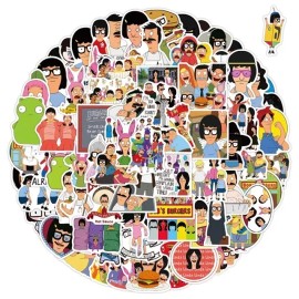 Fox 10pcs Bob's Burgers Stickers | Water Resistant | Belcher Family Bobs Bob