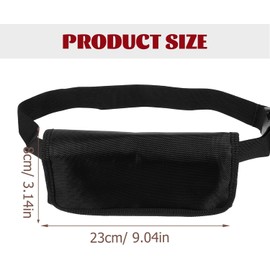 Fanny Packs for Women Ladies Ticket Sales Bag Cashier Miss Black Cashier Bag Fanny Pack Cashier Bag Woman Waist Bag, Black, 9.06 x 2.36 x 3.15 inches, Sports