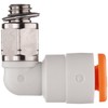 SMC KQ2L07-32N PBT & Nickel Plated Brass Push-to-Connect Tube Fitting,