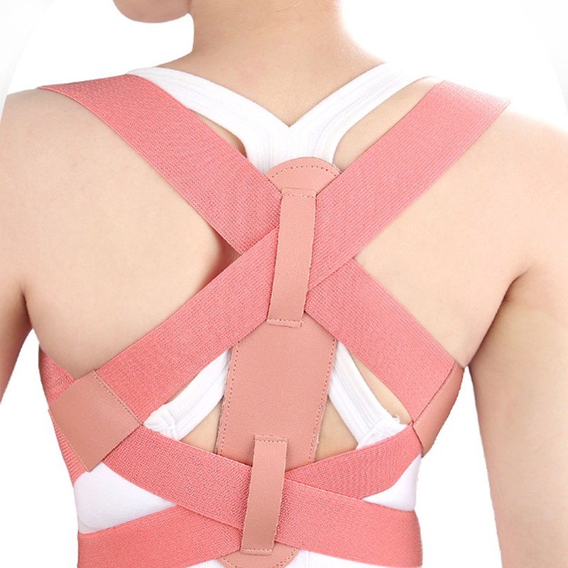 Posture Corrector Adjustable Clavicle Support Double Fixation Comfortable Adjustable Upper