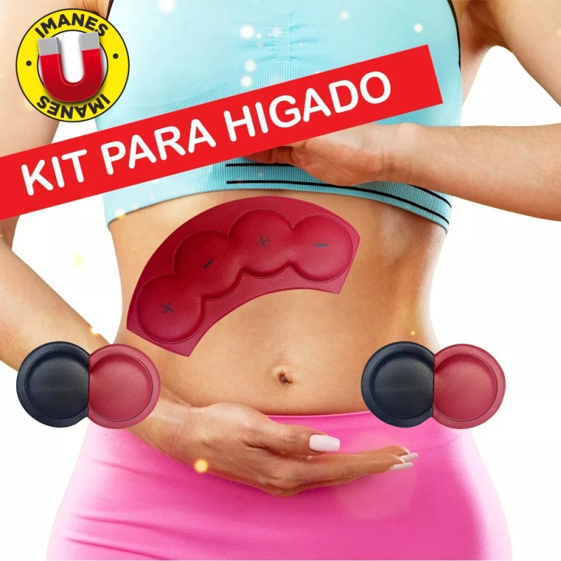 Imanes Mx Kit Imanes Para Biomagnetismo Combodetox Hígado Riñón 2500g