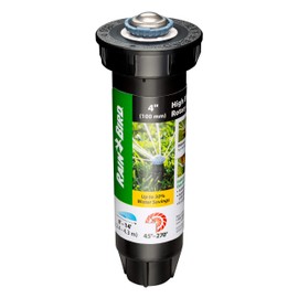 Rain Bird 8SARVAPRO High-Efficiency Pro Rotary Sprinkler, Hand Adjustable 45° - 270° Pattern, 8' - 14' Spray Distance, 4" Pop-up Height