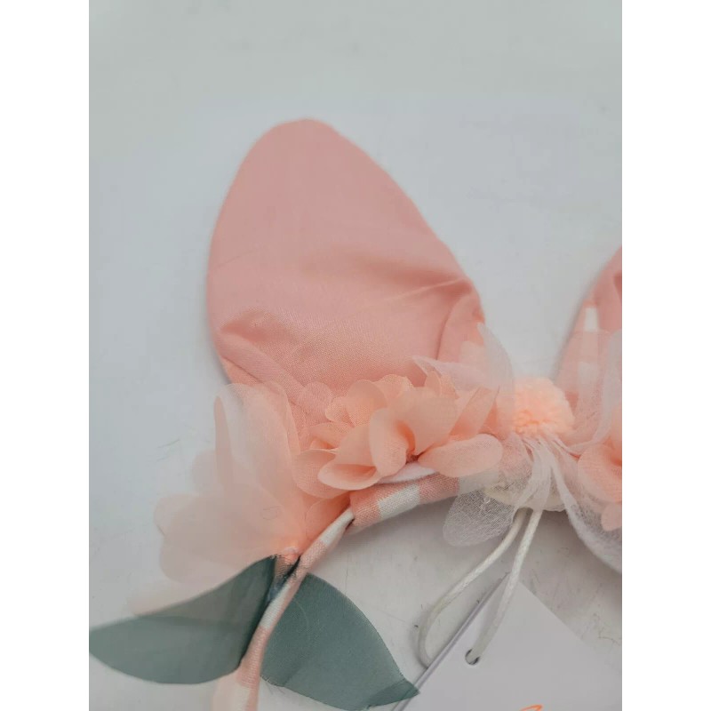 Meri Meri Headband Bunny Rabbit Ears Easter Checkered Gingham Party
