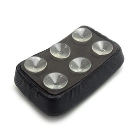Rectangular Pillion Passenger Pad Seat 6 Suction Cup For Custom Chopper