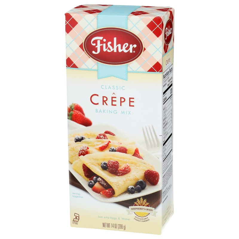 Fisher Classic Crepe Mix, 14 OZ (Pack of 6)