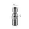 Gorise Pressure Washer Coupling Quick Connect 1/4 Inch NPT Connector