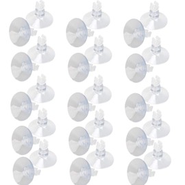SLSON 30 Pack Aquarium Suction Cup Clips Airline Tube Holders Clamps Fish Tank Hose Holder Clips for Air Line Tubing 3/16